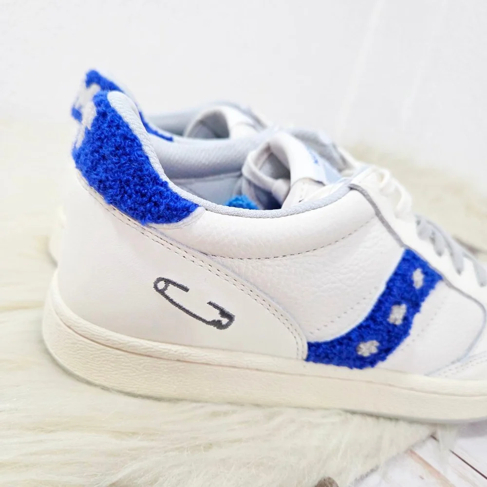 Maybe Tomorrow x Saucony Jazz Court sneakers Varsity royal blue low top 7 NWOB